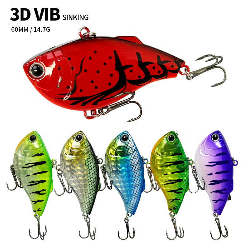Fishing Lure Jerkbait - 60mm 14.7g Sinking VIB Fishing Lures