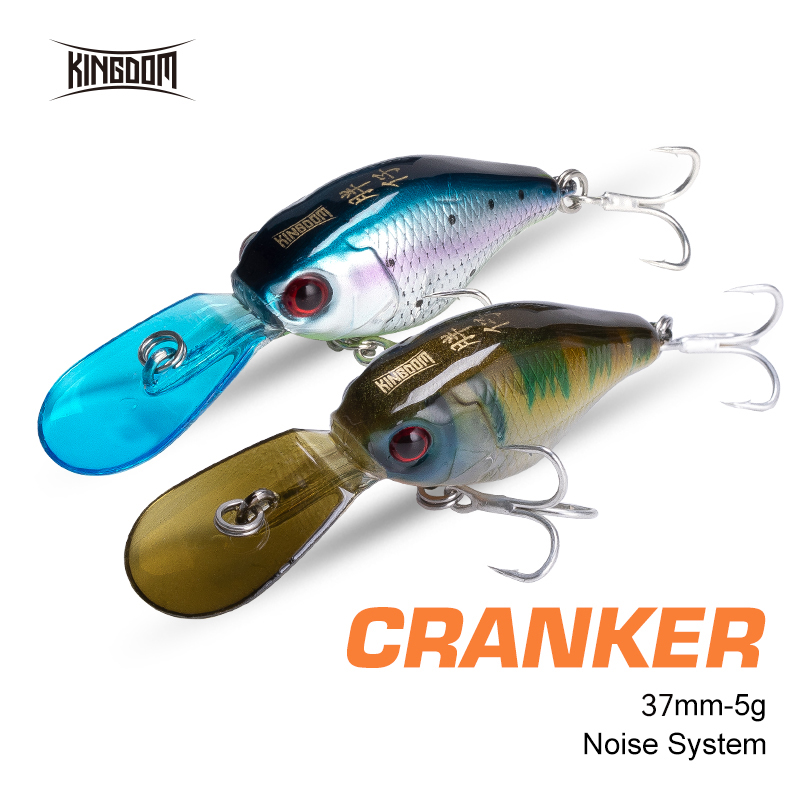Fishing Lure Crankbait - Kingdom Crazy Crankbaits Slow Sinking Fishing