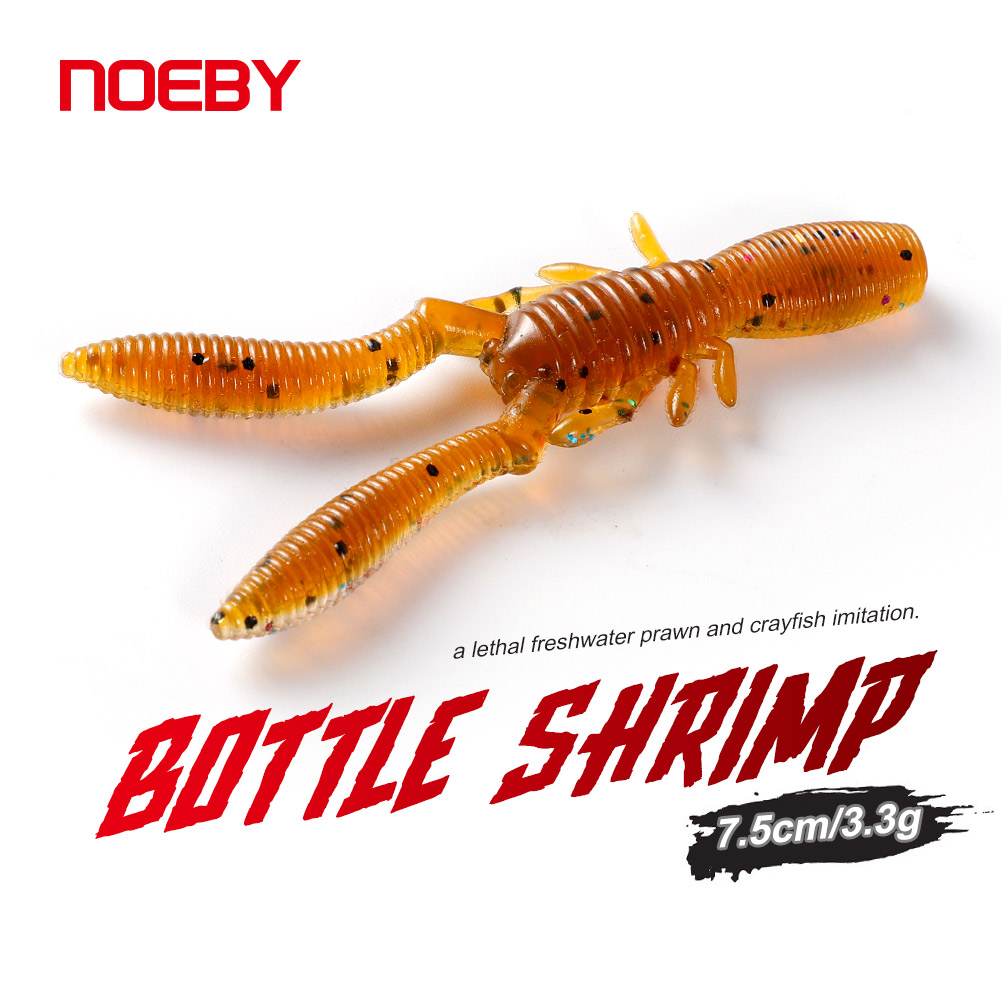 Fishing Lure Spinnerbait - NOEBY Bottle Shrimp Craw 75mm 3.3g