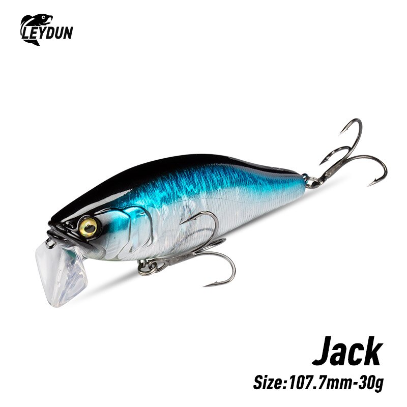 Fishing Lure Spinnerbait - I-JACK Minnow Fishing Lures 107.7mm 30g