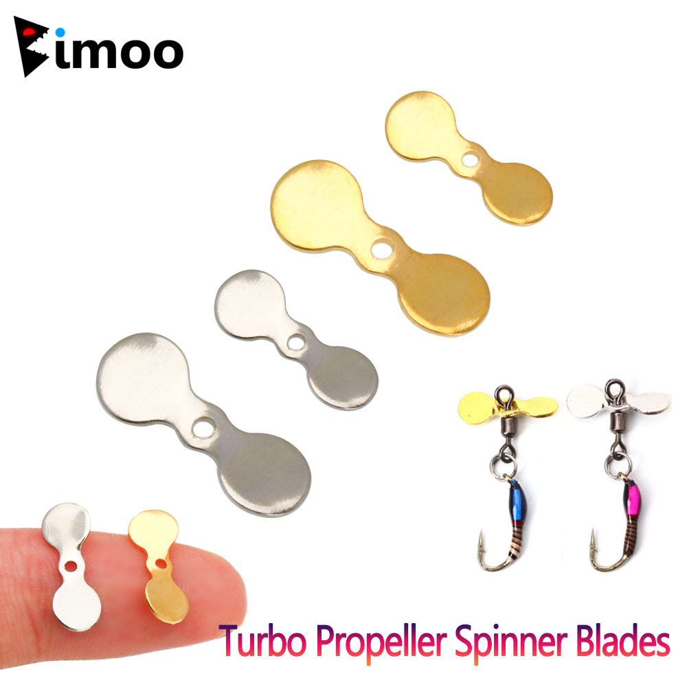 Fishing Lure Blade Bait - Bimoo 20pcs S L Turbo Propeller