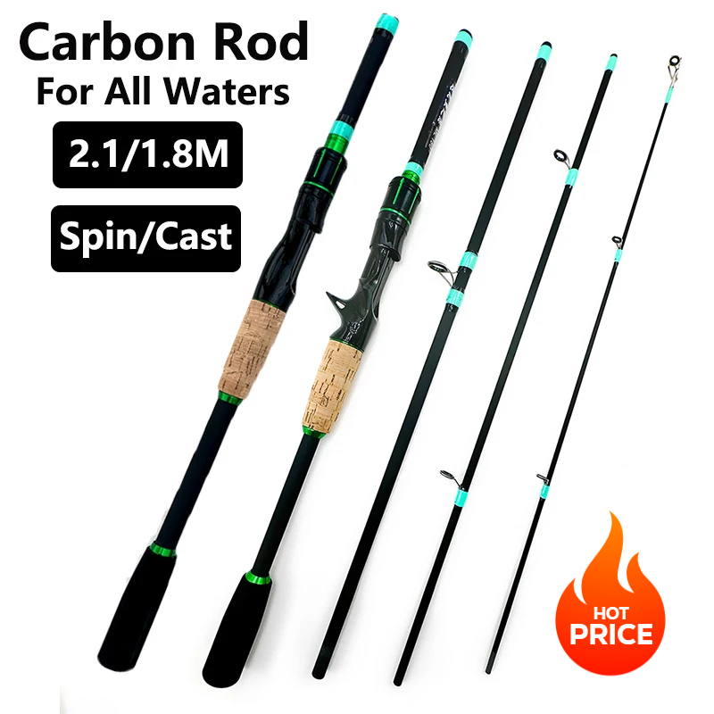 Fishing Lure Jig - Casting Spinning Lure Fishing Rod Solid
