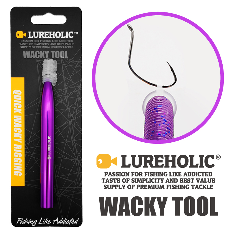 LUREHOLIC 8mm 12mm Wacky Tool  - Fishing Lure Kit review and price