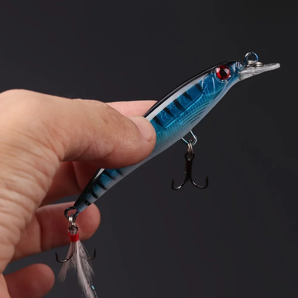 Laser 3D Eyes Bionic Minnow Fi - Fishing Lure Box review and price