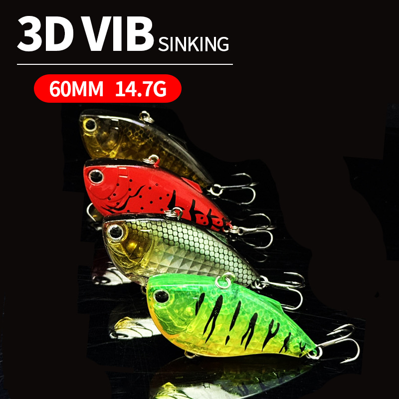 60mm 14.7g Sinking VIB Fishing - Fishing Lure Jerkbait review and price