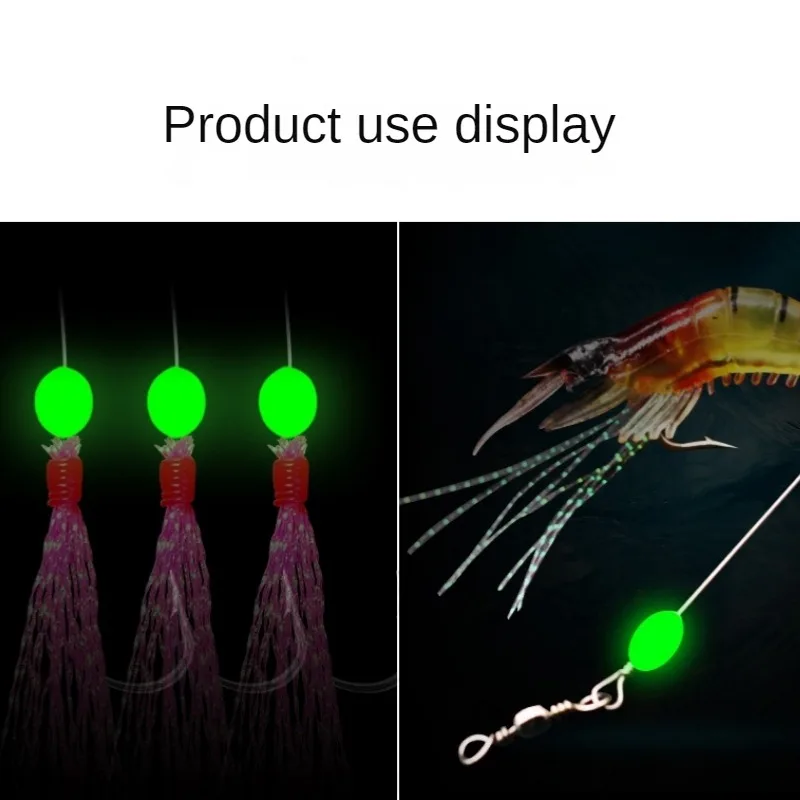100pcs/lot Oval Night Luminous - Fishing Lure Accessories review and price