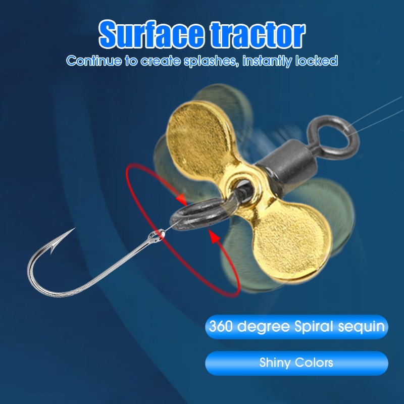 Plug Casting Fishing Propeller - Fishing Lure Spinnerbait review and price