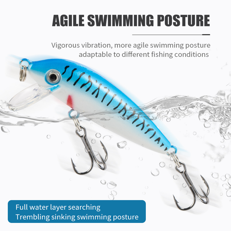 LUSHAZER Sinking Minnow Baits  - Fishing Lure Crankbait review and price