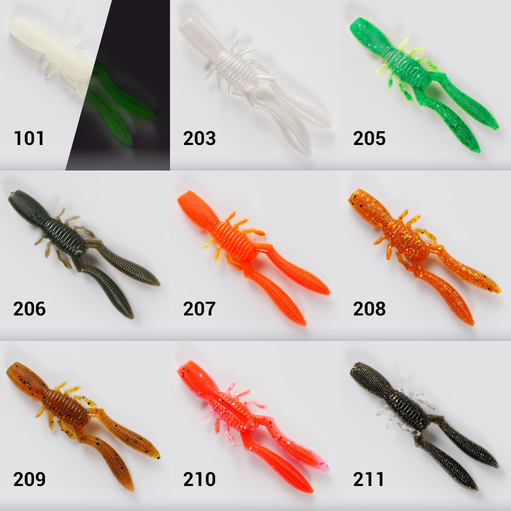 NOEBY Bottle Shrimp Craw 75mm  - Fishing Lure Spinnerbait review and price