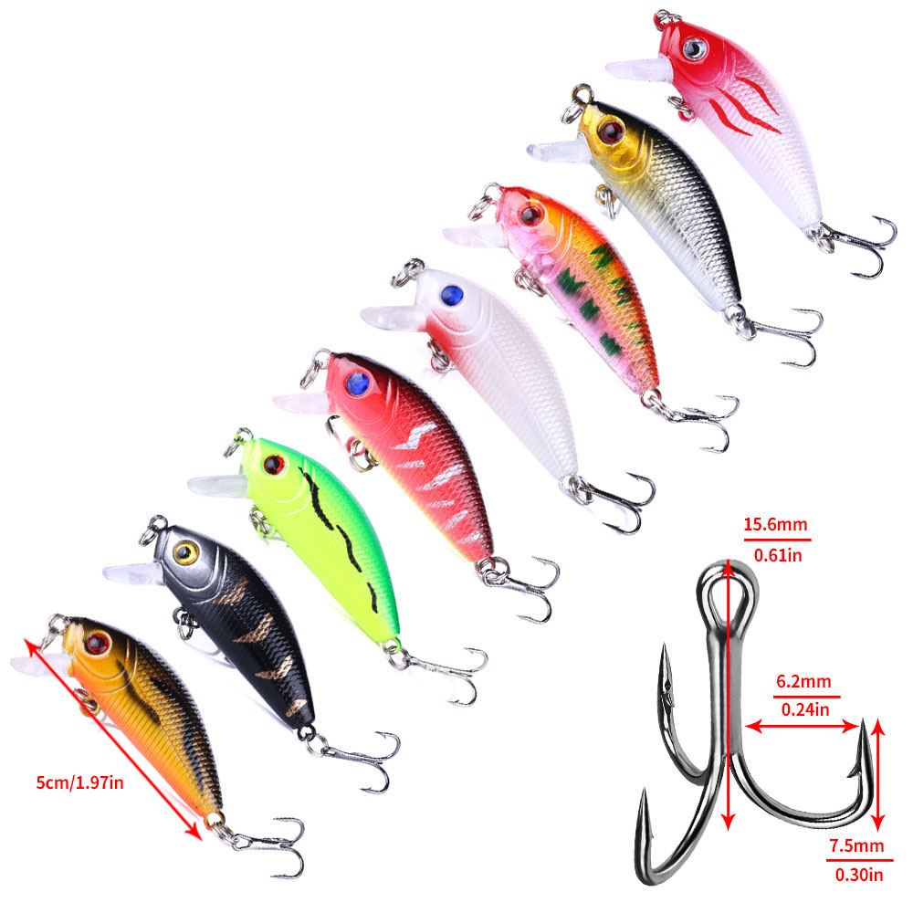 Pro Fishing Lures Kit 56 Piece - Fishing Lure Crankbait review and price
