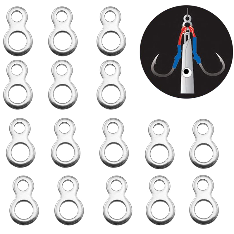 10-50Pcs Stainless Steel Fishi - Fishing Lure Accessories review and price