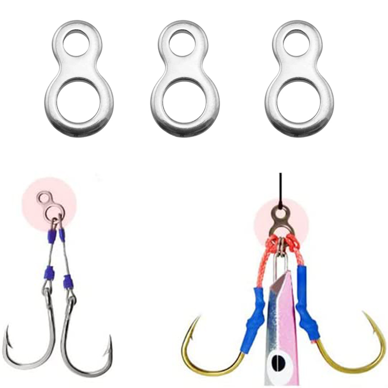 10-50Pcs Stainless Steel Fishi - Fishing Lure Accessories review and price