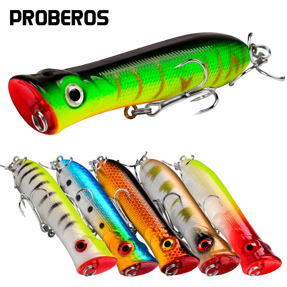 Topwater Popper Saltwater Fish - Fishing Lure Popper review and price