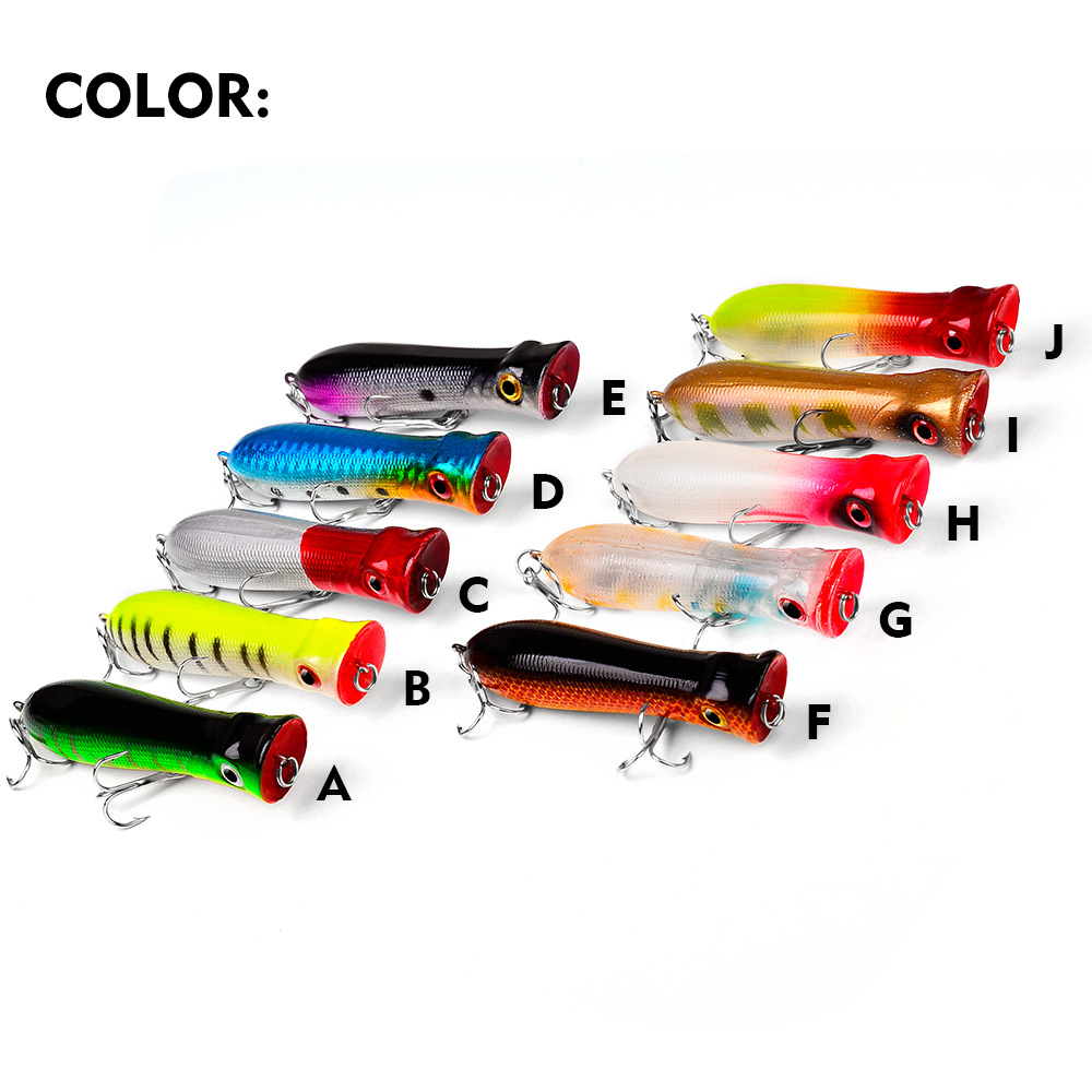 Topwater Popper Saltwater Fish - Fishing Lure Popper review and price