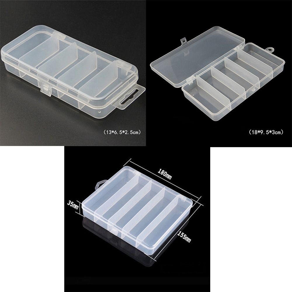 1/3pcs 3 Sizes of Plastic Fish - Fishing Lure Box review and price