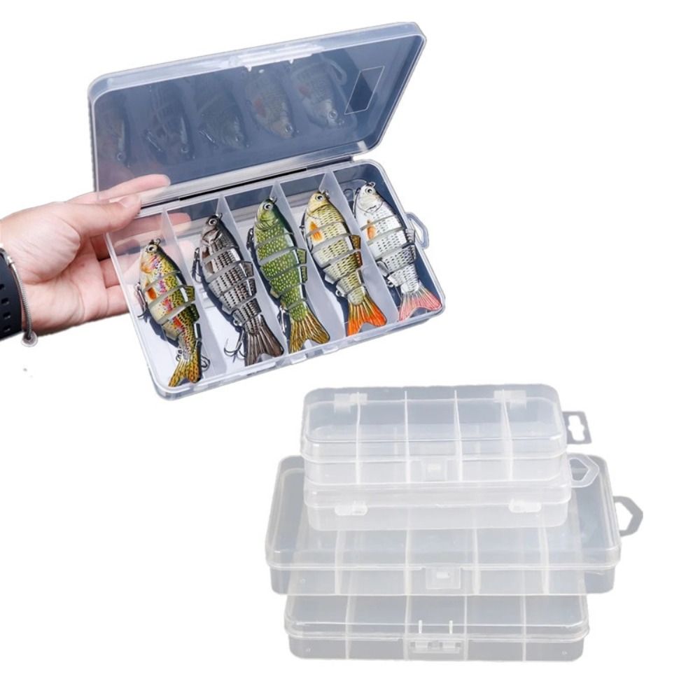 1/3pcs 3 Sizes of Plastic Fish - Fishing Lure Box review and price