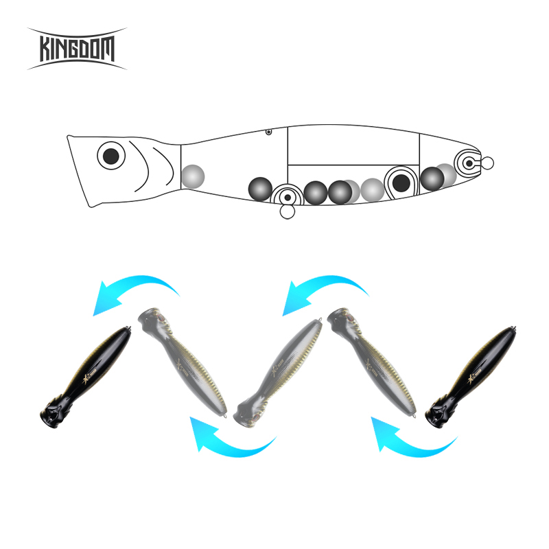 Kingdom Floating Popper Fishin - Fishing Lure Popper review and price