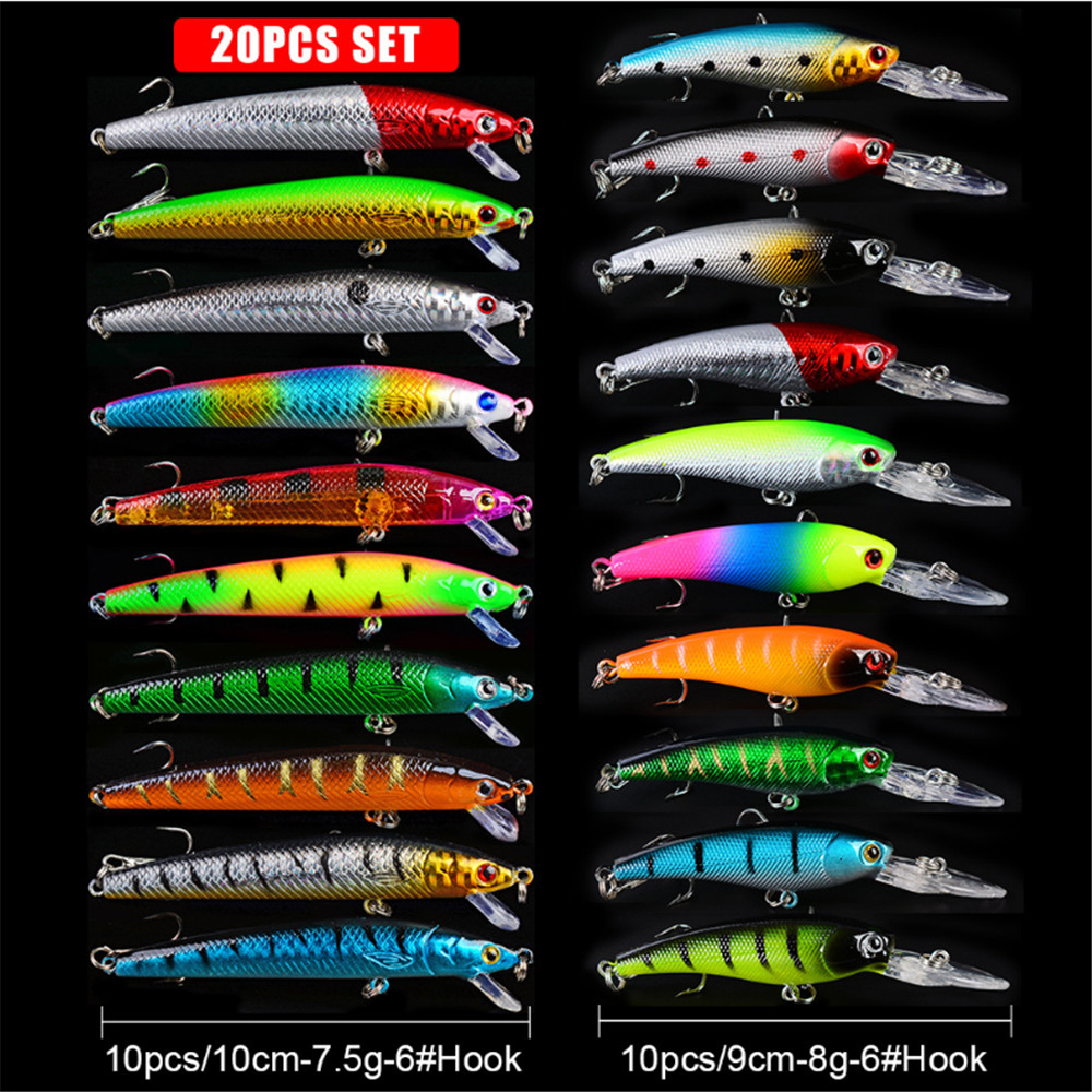 20pcs/lot Minnow Fishing Lures - Fishing Lure Crankbait review and price