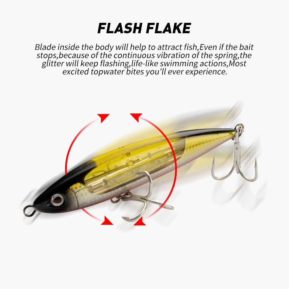 Johncoo Topwater Pencil Dog Wa - Fishing Lure Buzzbait review and price