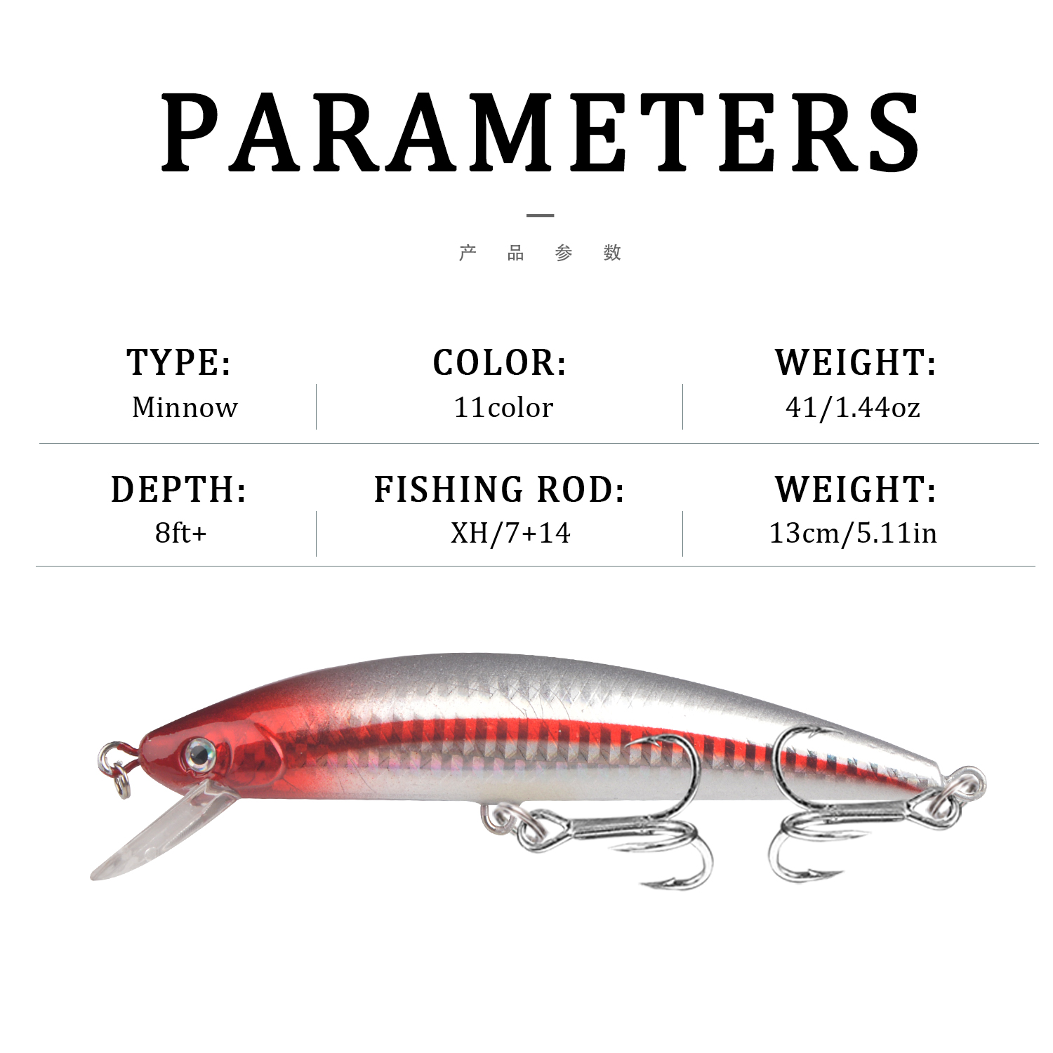 1Pcs Sinking Minnow Fishing Lu - Fishing Lure Crankbait review and price