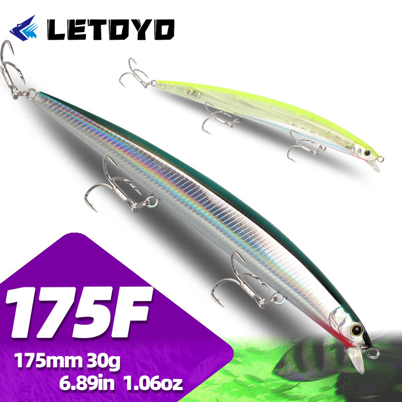 LETOYO 175mm 30g Fishing Minno - Fishing Lure Jerkbait review and price