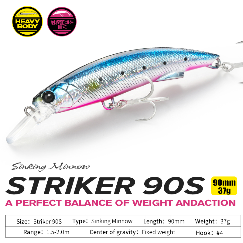 TSURINOYA 90S Heavy Minnow Sin - Fishing Lure Buzzbait review and price
