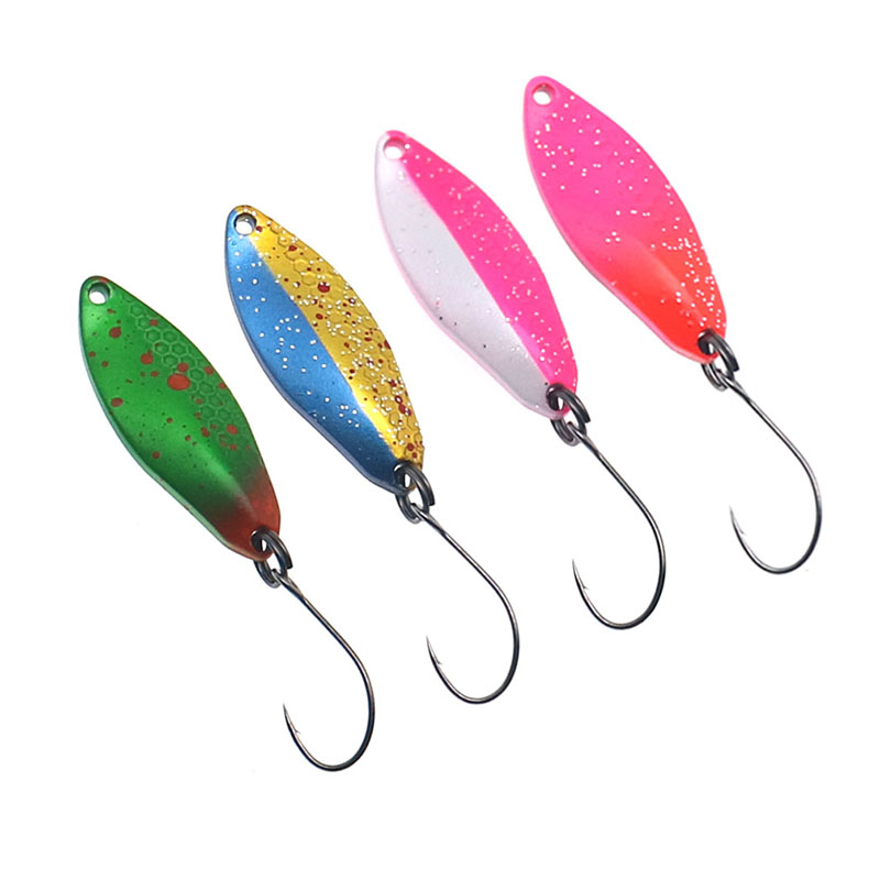 TROUT Spoon 2g 2.3g 3.5g Metal - Fishing Lure Spoon review and price