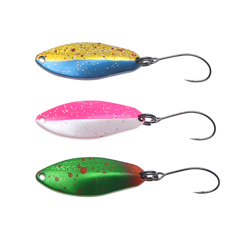 TROUT Spoon 2g 2.3g 3.5g Metal - Fishing Lure Spoon review and price