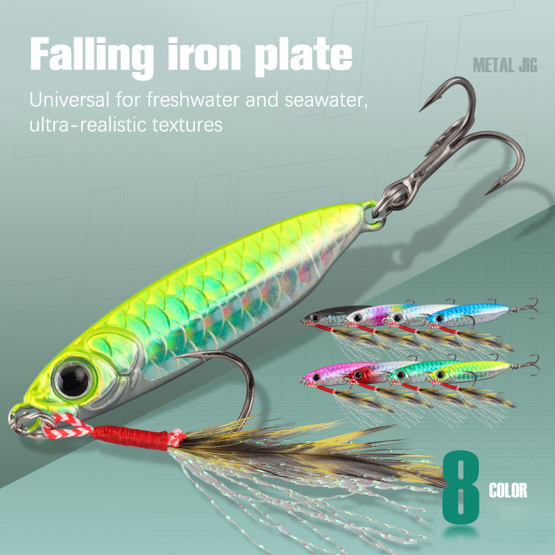 Micro Metal Jig 7g 10g 15g 20g - Fishing Lure Spoon review and price