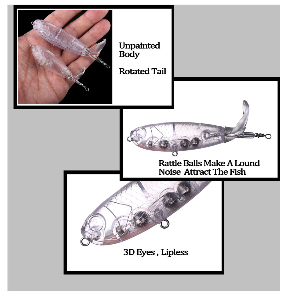 Chan’sHuang 20PCS Unpainted Bl - Fishing Lure Popper review and price