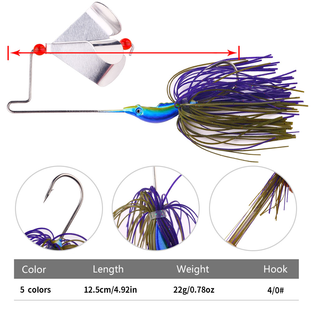 22g Buzzbait Fishing Lure with - Fishing Lure Blade Bait review and price
