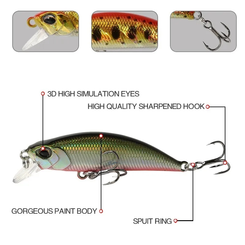 15Pcs Sinking Minnow Fishing L - Fishing Lure Jerkbait review and price