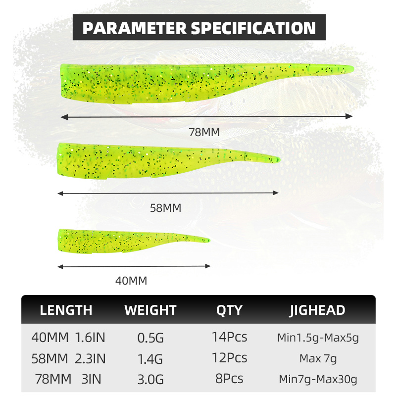 BLUX New Dart Worm Soft Bait 5 - Fishing Lure Spinner review and price