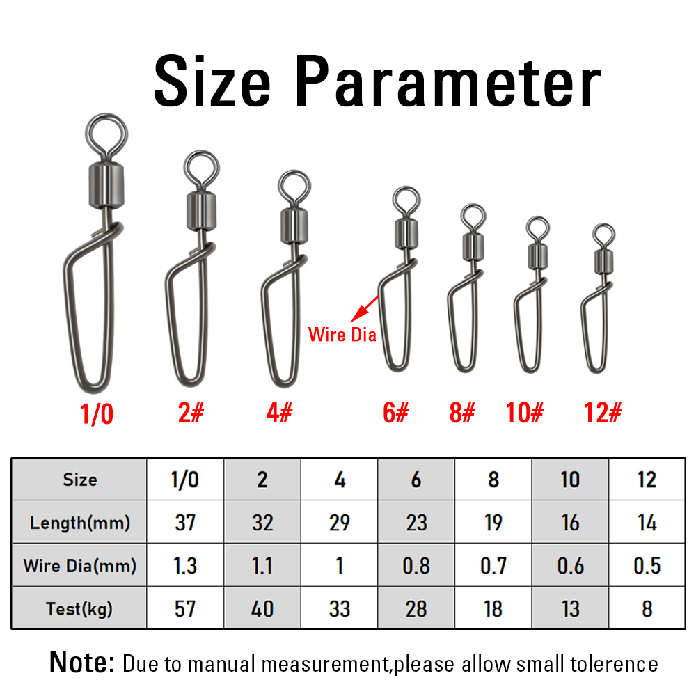 20PCS #12 -1/0 Rolling Swivel  - Fishing Lure Accessories review and price