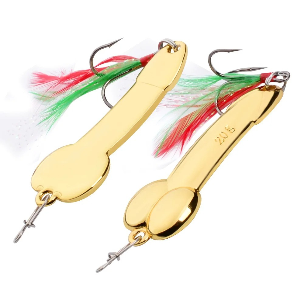 Metal Spoon Penis Shape Fishin - Fishing Lure Spoon review and price