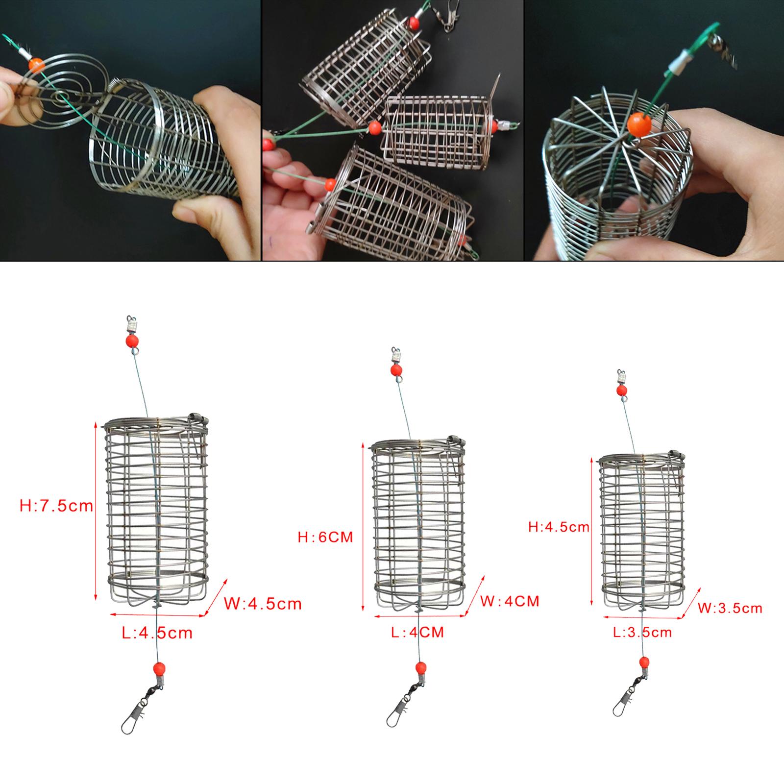 5x Solid Fishing Feeder Cage T - Fishing Lure Box review and price
