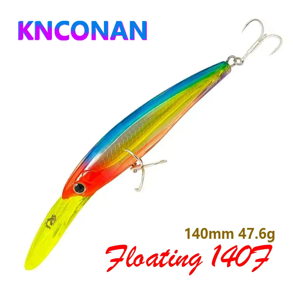 140mm 47g Big Trolling Minnow  - Fishing Lure Jerkbait review and price