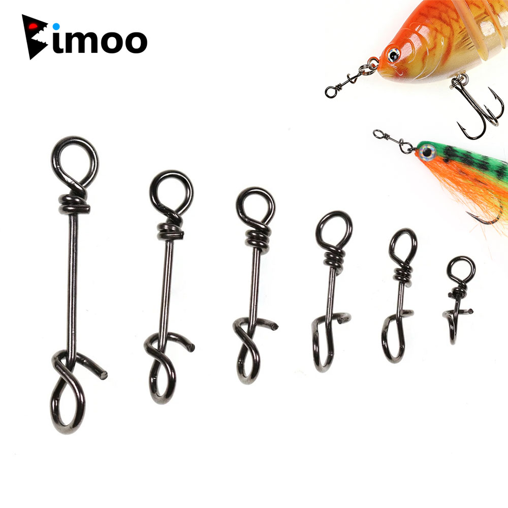 Bimoo 50pcs Stainless Steel Qu - Fishing Lure Accessories review and price
