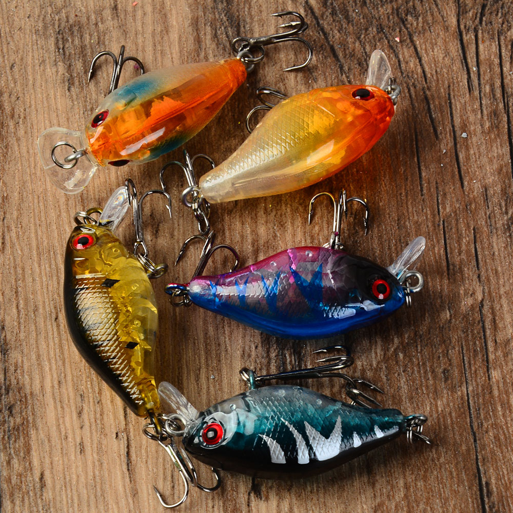 5pcs Floating Crankbaits Bait  - Fishing Lure Jerkbait review and price