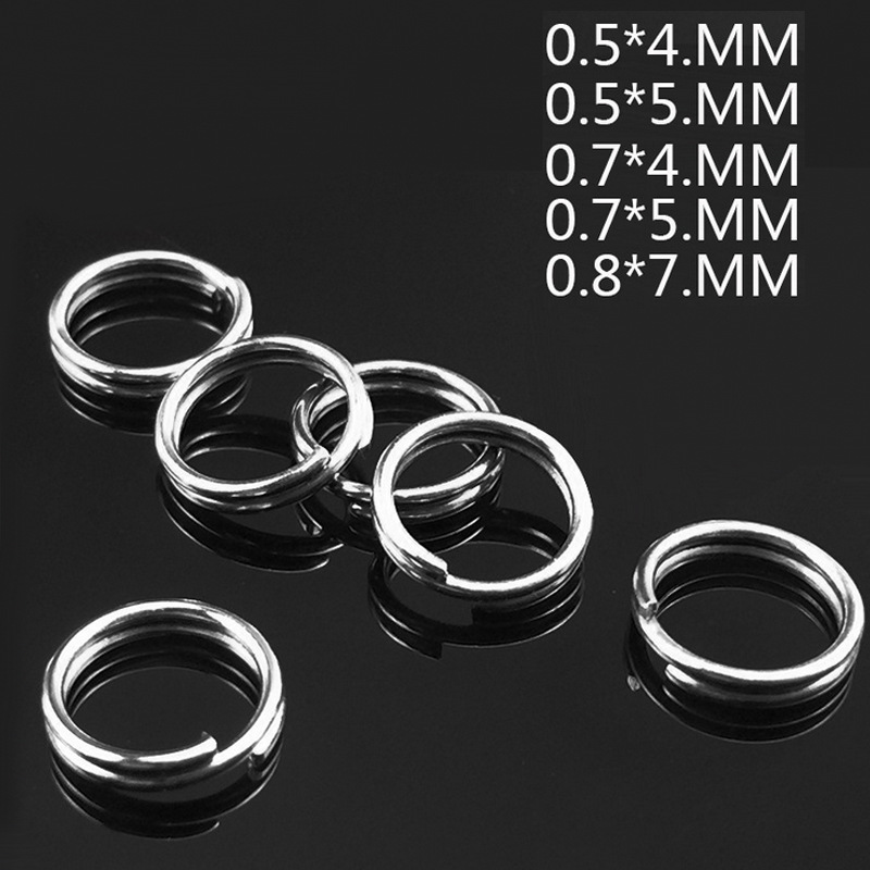 100pcs/lot Fishing Split Rings - Fishing Lure Accessories review and price