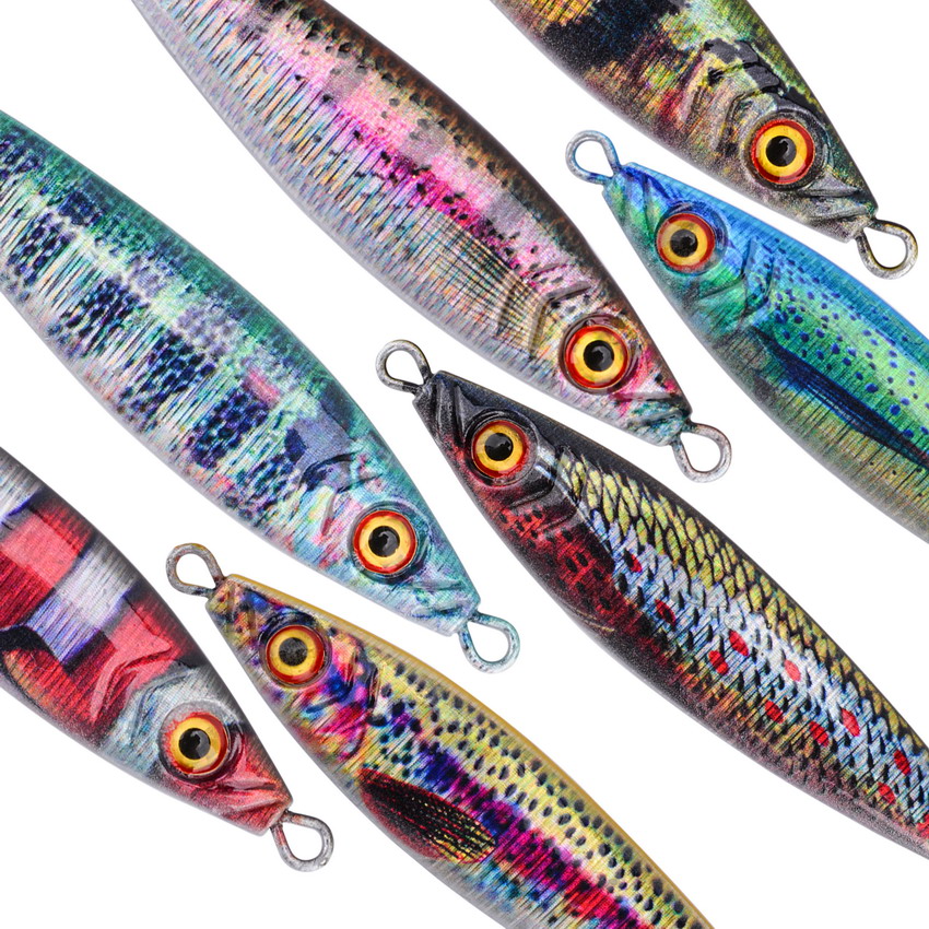 Metal Jig Lure With Spinning B - Fishing Lure Blade Bait review and price