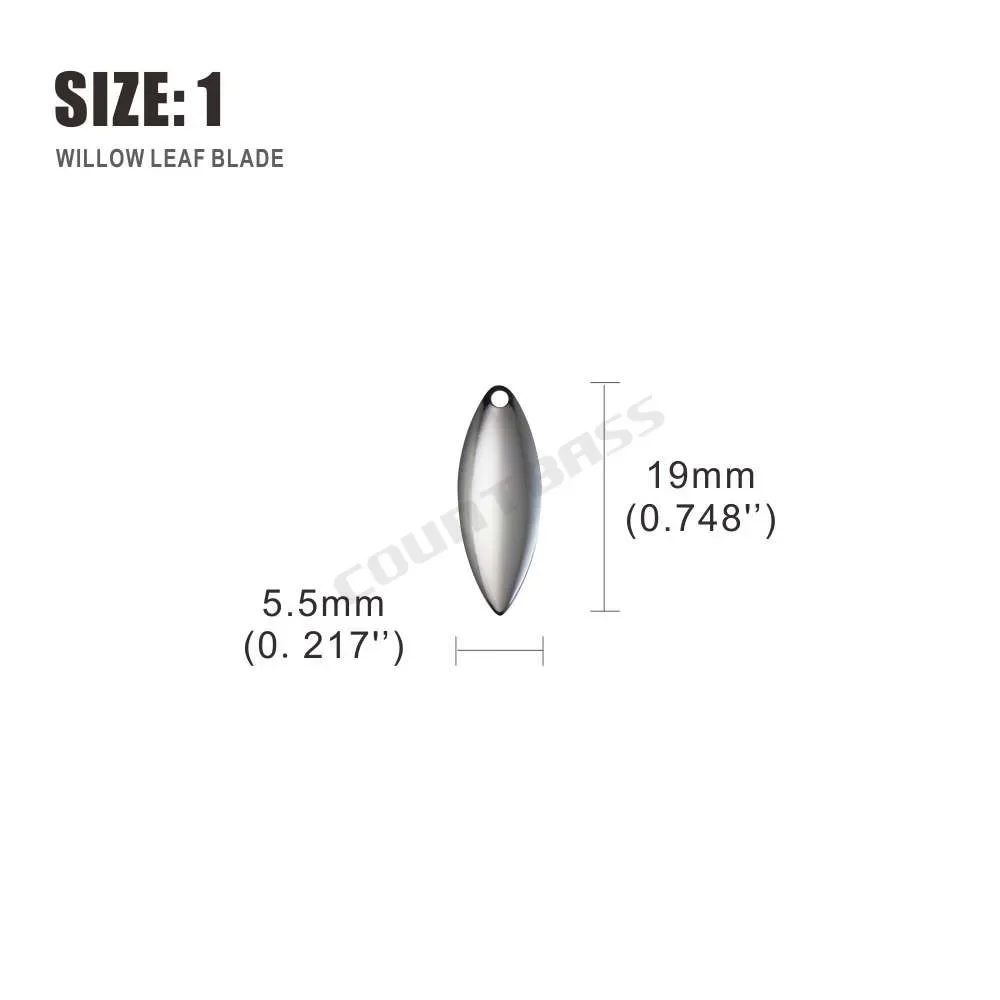 Countbass 50pcs Size 1-6 Nicke - Fishing Lure Spinnerbait review and price
