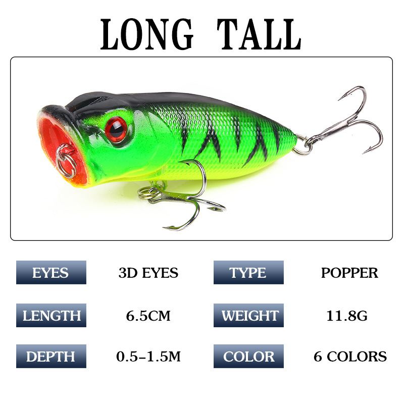 6pcs 6colors（opp bag）/5pcs 5co - Fishing Lure Popper review and price