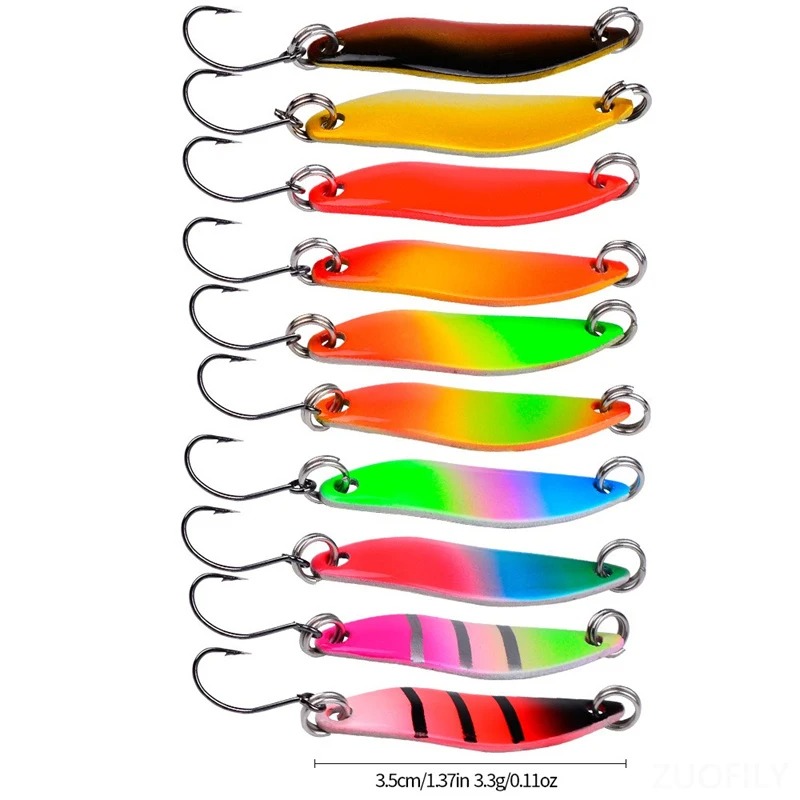 Micro Fishing Lure Metal Spoon - Fishing Lure Blade Bait review and price
