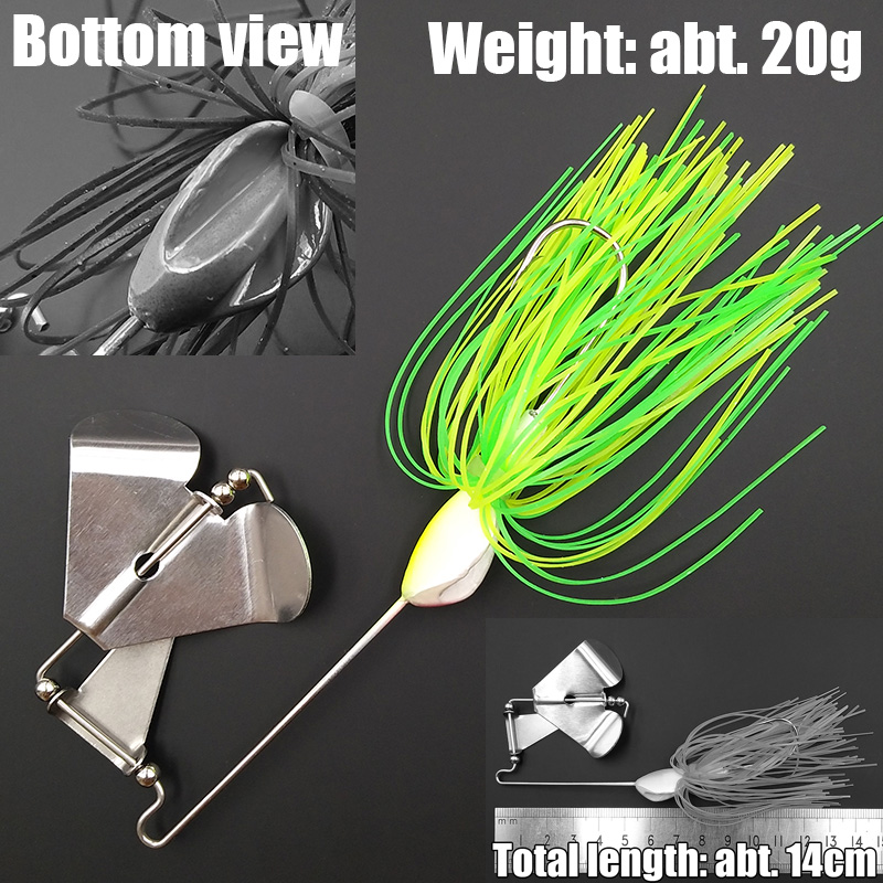 wusanban Lunker Spinner Baits  - Fishing Lure Buzzbait review and price