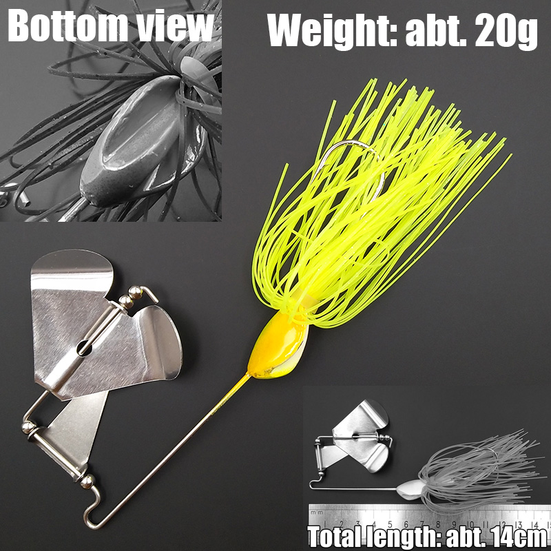 wusanban Lunker Spinner Baits  - Fishing Lure Buzzbait review and price