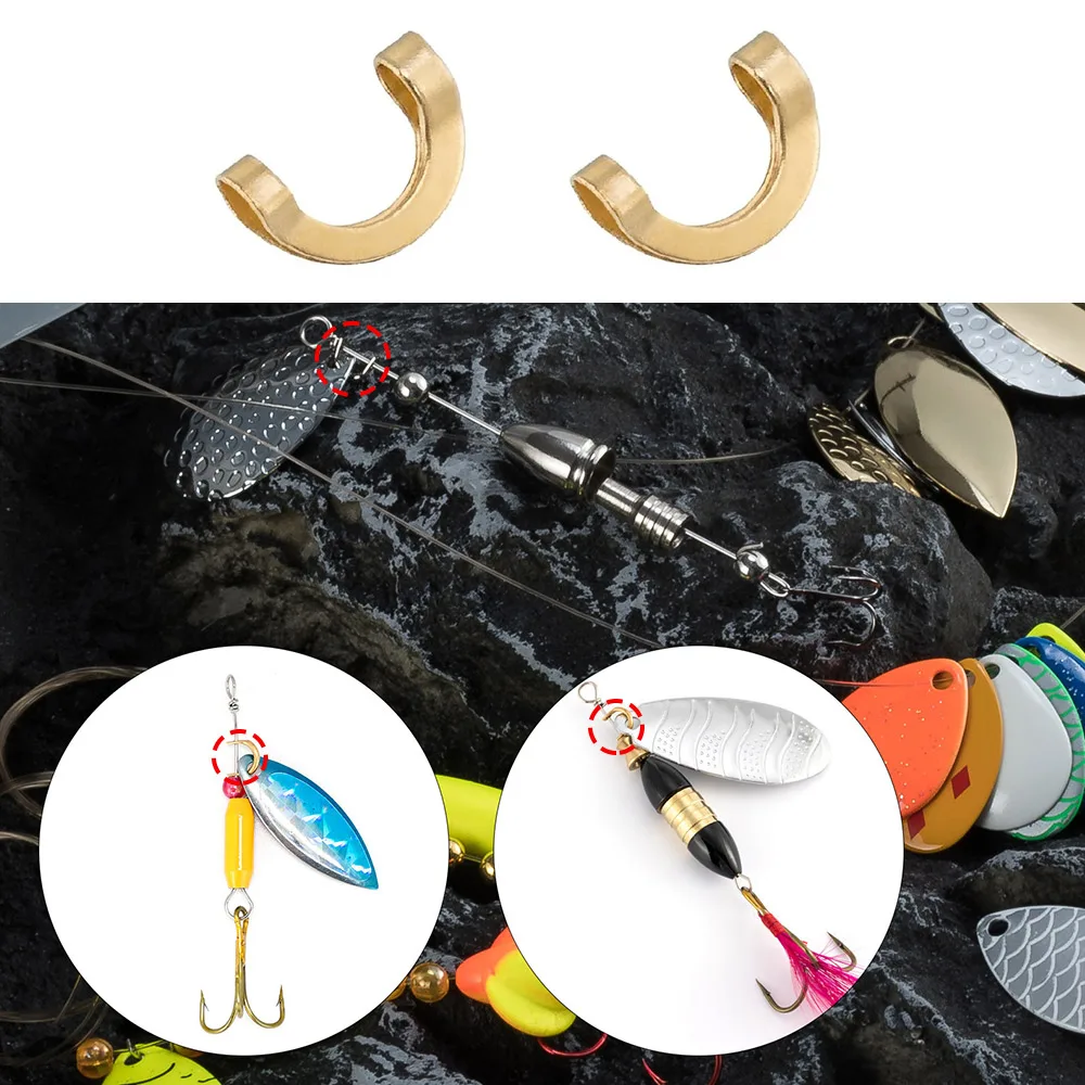 100pcs Fishing U Shaped Fixed  - Fishing Lure Spinnerbait review and price