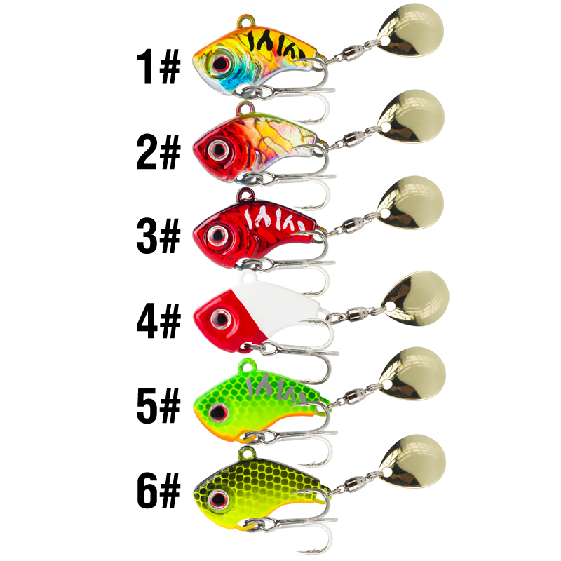 6PC 5g/7g/10g/14g/20g Rotating - Fishing Lure Spinnerbait review and price
