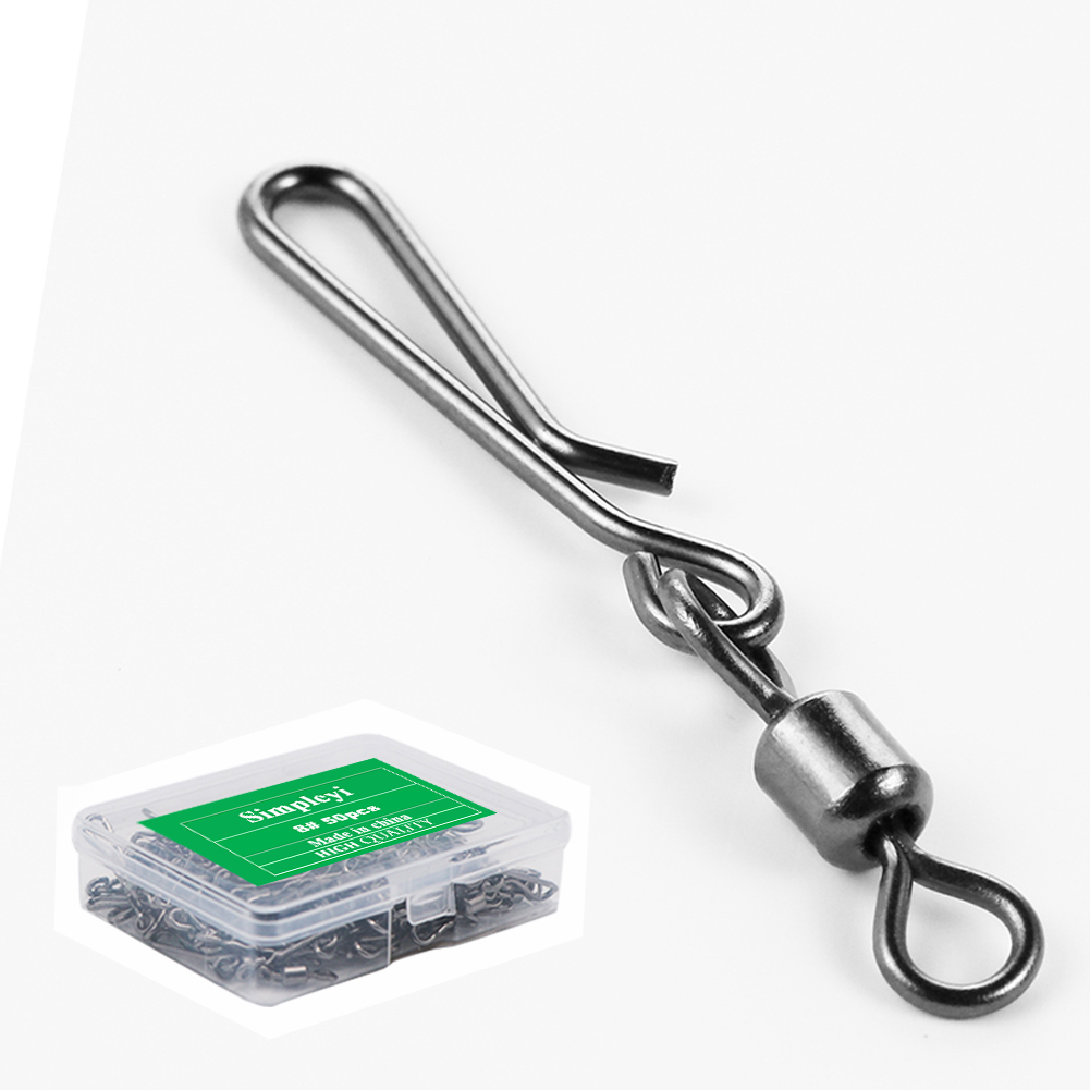 50pcs Box Rolling Swivel With  - Fishing Lure Box review and price